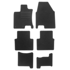 Basic Fussmatten passend für Nissan Qashqai I +2 2008-2013 Anthrazit