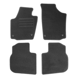 Basic Fussmatten passend für Seat Toledo IV 2012- Anthrazit