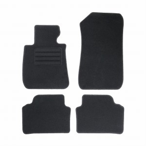 Basic Fussmatten passend für BMW 3 E90 2004-2011 Schwarz