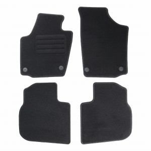 Basic Fussmatten passend für Seat Toledo IV 2012- Schwarz