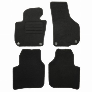 Basic Fussmatten passend für Skoda Superb II 2008-2015 Schwarz