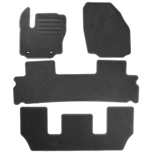 Basic Fussmatten passend für Ford S-Max 7-Sitzer 2006-2012 Anthrazit