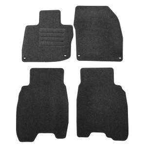Basic Fussmatten passend für Honda Civic VIII Schrägheck 5-türig 2006-2011 Anthrazit
