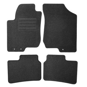 Basic Fussmatten passend für Hyundai i30 I [FD] 2007-2012 Anthrazit