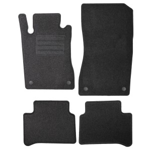 Basic Fussmatten passend für Mercedes-Benz E-Klasse W211 2002-2009 Anthrazit