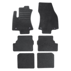 Basic Fussmatten passend für Opel Zafira A 7-Sitzer 1999-2005 Anthrazit