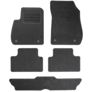 Basic Fussmatten passend für Opel Zafira C 7-Sitzer 2012- Anthrazit