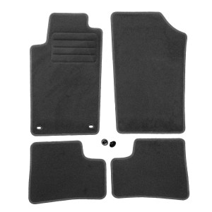 Basic Fussmatten passend für Peugeot 206 (ohne 206+) 1998-2009 Anthrazit