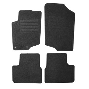 Basic Fussmatten passend für Peugeot 207 2006-2012 Anthrazit