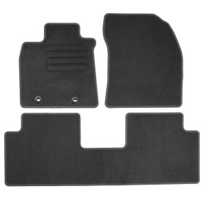 Basic Fussmatten passend für Toyota Avensis III 2008-2018 Anthrazit