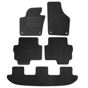 Basic Fussmatten passend für VW Sharan II 7-Sitzer 2010- Anthrazit