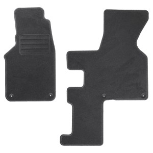 Basic Fussmatten passend für VW Transporter T4 Automatikgetriebe [Multivan Caravelle] 1990-2003 Anthrazit