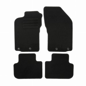 Basic Fussmatten passend für Alfa Romeo 147 2000-2010 Schwarz