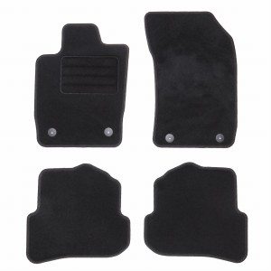 Basic Fussmatten passend für Audi A1 8X 2010-2018 Schwarz