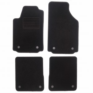 Basic Fussmatten passend für Audi A2 8Z 1999-2005 Schwarz