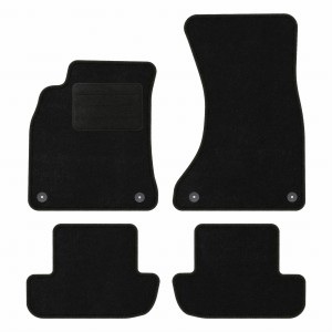 Basic Fussmatten passend für Audi A5 8T Coupe [8T3] 2010-2016 Schwarz