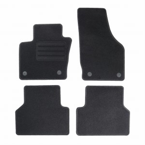 Basic Fussmatten passend für Audi Q3 8U 2011-2018 Schwarz