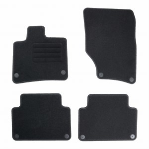 Basic Fussmatten passend für Audi Q7 4L 2005-2015 Schwarz