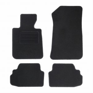 Basic Fussmatten passend für BMW 1 E81 2004-2013 Schwarz