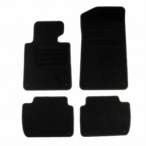 Basic Fussmatten passend für BMW 3 E46 1998-2007 Schwarz