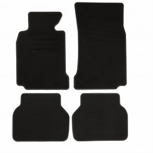 Basic Fussmatten passend für BMW 5 E39 1995-2004 Schwarz