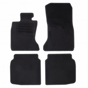 Basic Fussmatten passend für BMW 7 F01 2008-2015 Lang Schwarz