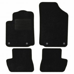 Basic Fussmatten passend für Citroen C2 I 2003-2009 Schwarz