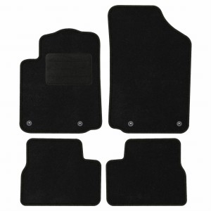 Basic Fussmatten passend für Citroen C3 I 2002-2009 Schwarz