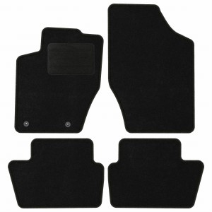 Basic Fussmatten passend für Citroen C4 I [typ L] 2004-2010 Schwarz