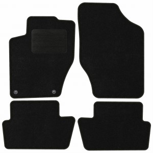 Basic Fussmatten passend für Citroen C4 II [typ N] 2010-2018 Schwarz