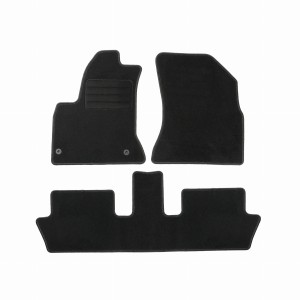 Basic Fussmatten passend für Citroen C4 Picasso I 2006-2013 Schwarz