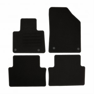 Basic Fussmatten passend für Citroen C5 II 2008-2017 Schwarz