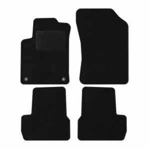 Basic Fussmatten passend für Citroen DS3 2009-2016 Schwarz