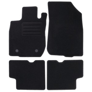 Basic Fussmatten passend für Dacia Duster 2010-2014 2x4 Schwarz
