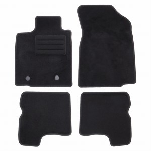 Basic Fussmatten passend für Dacia Sandero I 2008-2012 Schwarz