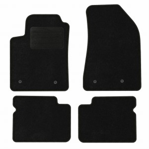 Basic Fussmatten passend für Fiat Bravo II mit Befestigungen 2007-2015 Schwarz
