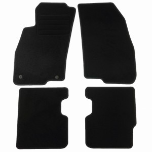 Basic Fussmatten passend für Fiat Punto Evo 2008-2012 Schwarz