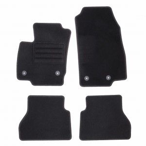 Basic Fussmatten passend für Ford B-Max 2012-2017 Schwarz