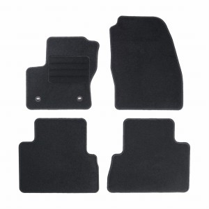 Basic Fussmatten passend für Ford C-Max II 2010-2012 Schwarz