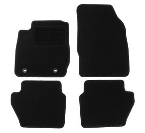 Basic Fussmatten passend für Ford Fiesta VI 2008-2011 Schwarz