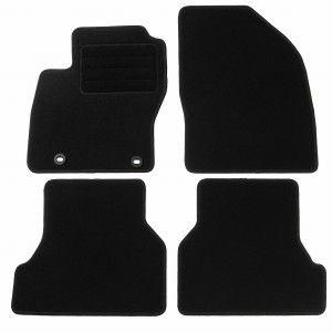 Basic Fussmatten passend für Ford Focus II 2004-2011 Schwarz