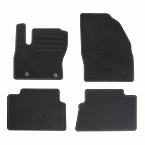 Basic Fussmatten passend für Ford Kuga I 2008-2012 Schwarz
