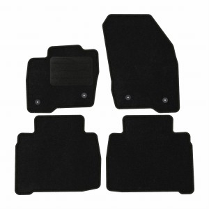 Basic Fussmatten passend für Ford S-Max II 5-Sitzer 2015- Schwarz