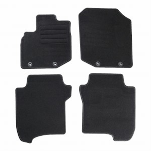 Basic Fussmatten passend für Honda Jazz III 2008-2013 Schwarz