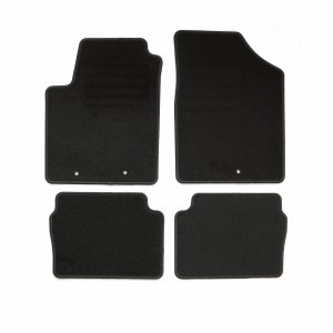 Basic Fussmatten passend für Hyundai i10 I 2007-2013 Schwarz