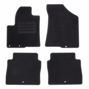 Basic Fussmatten passend für Hyundai Santa Fe II 2006-2009 Schwarz