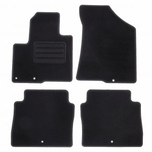 Basic Fussmatten passend für Hyundai Santa Fe II 2010-2012 Schwarz