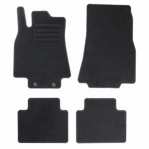 Basic Fussmatten passend für Mercedes-Benz B-Klasse W245 2005-2011 Schwarz