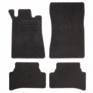 Basic Fussmatten passend für Mercedes-Benz C-Klasse W202 1993-2001 Schwarz