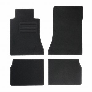 Basic Fussmatten passend für Mercedes-Benz E-Klasse W124 1984-1997 Schwarz